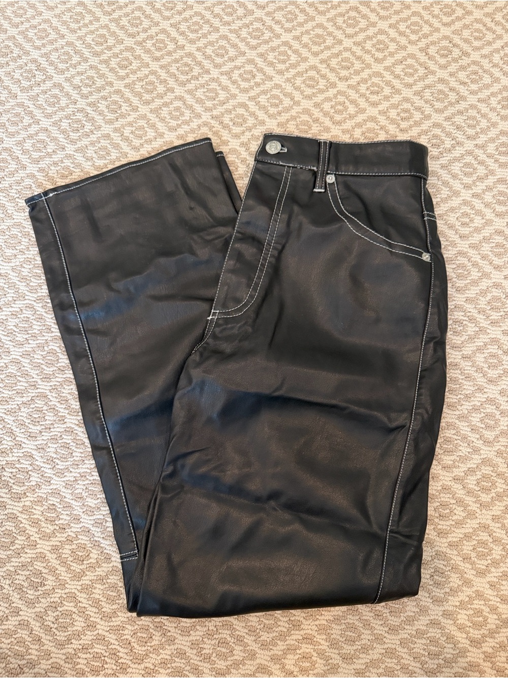 Free People Faux Leather Pants